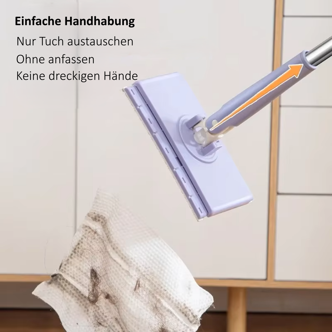 Wischmopp mit praktischer Mopphalterung Freihand