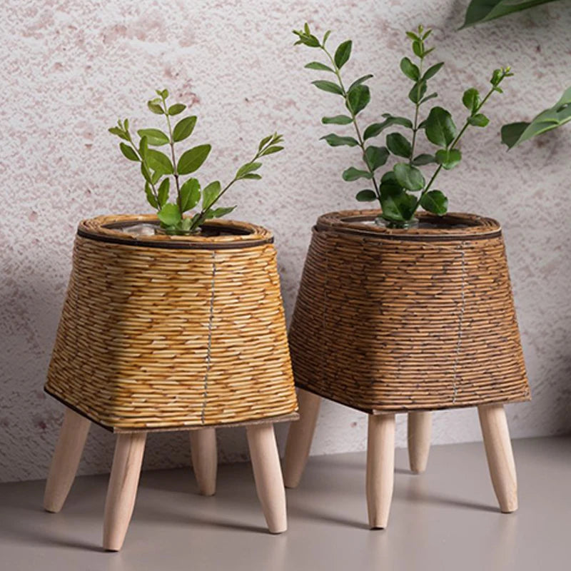Rattan Pflanzenkörbchen