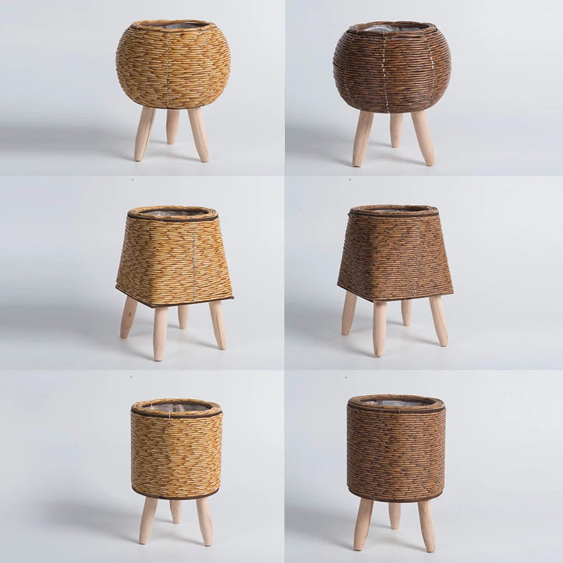 Rattan Pflanzenkörbchen