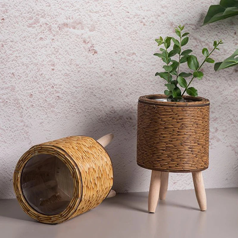 Rattan Pflanzenkörbchen