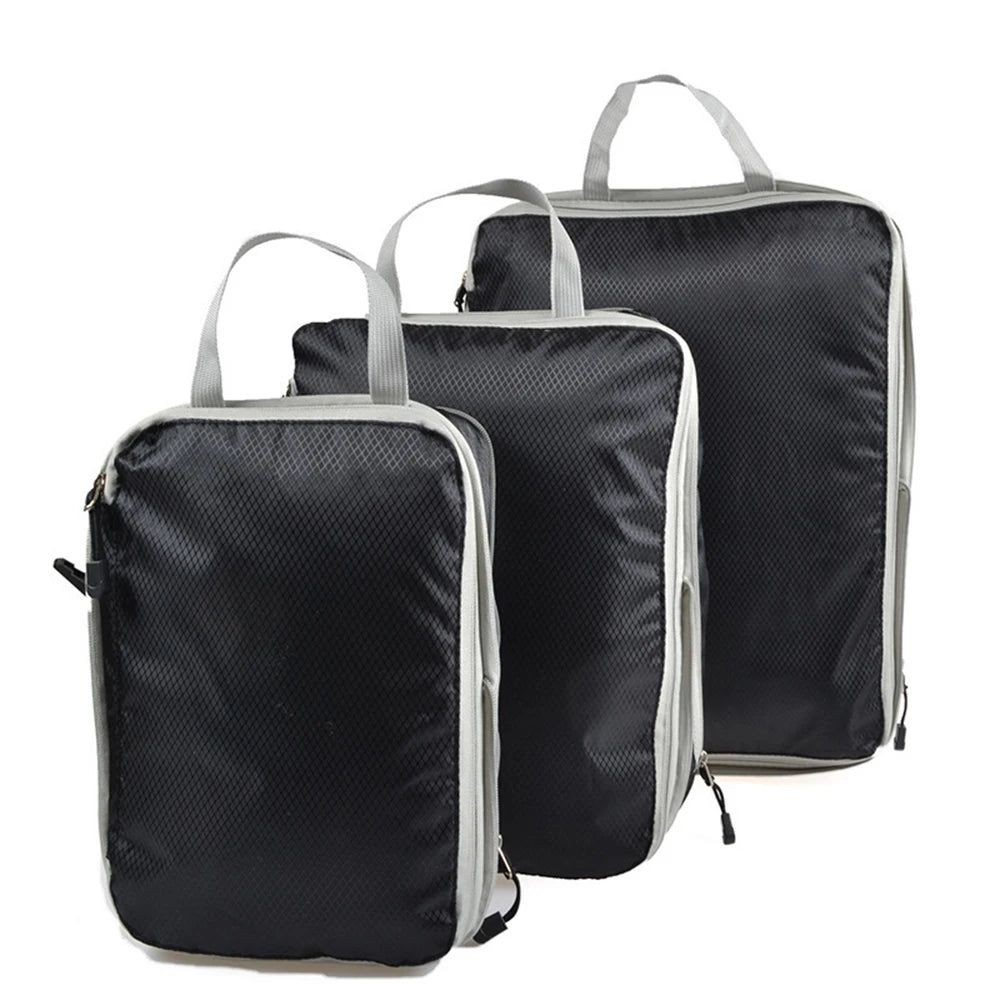 3er-Set Kompressionstaschen Packtaschen für Zuhause und Reisen