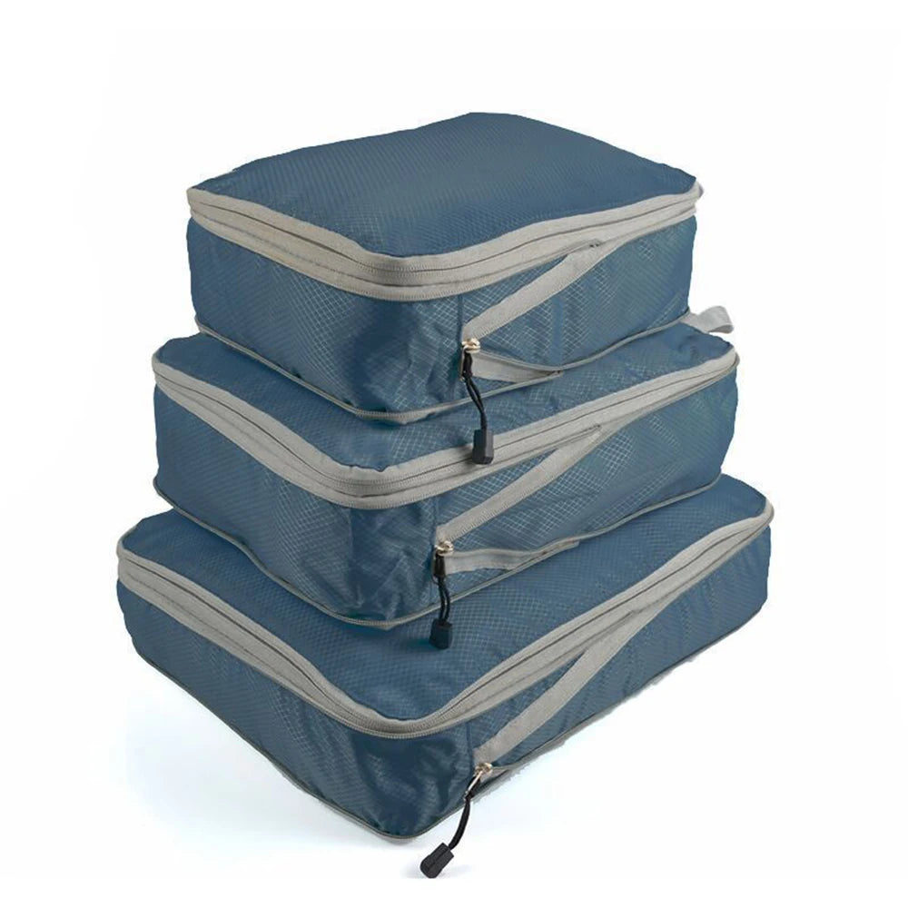 3er-Set Kompressionstaschen Packtaschen für Zuhause und Reisen