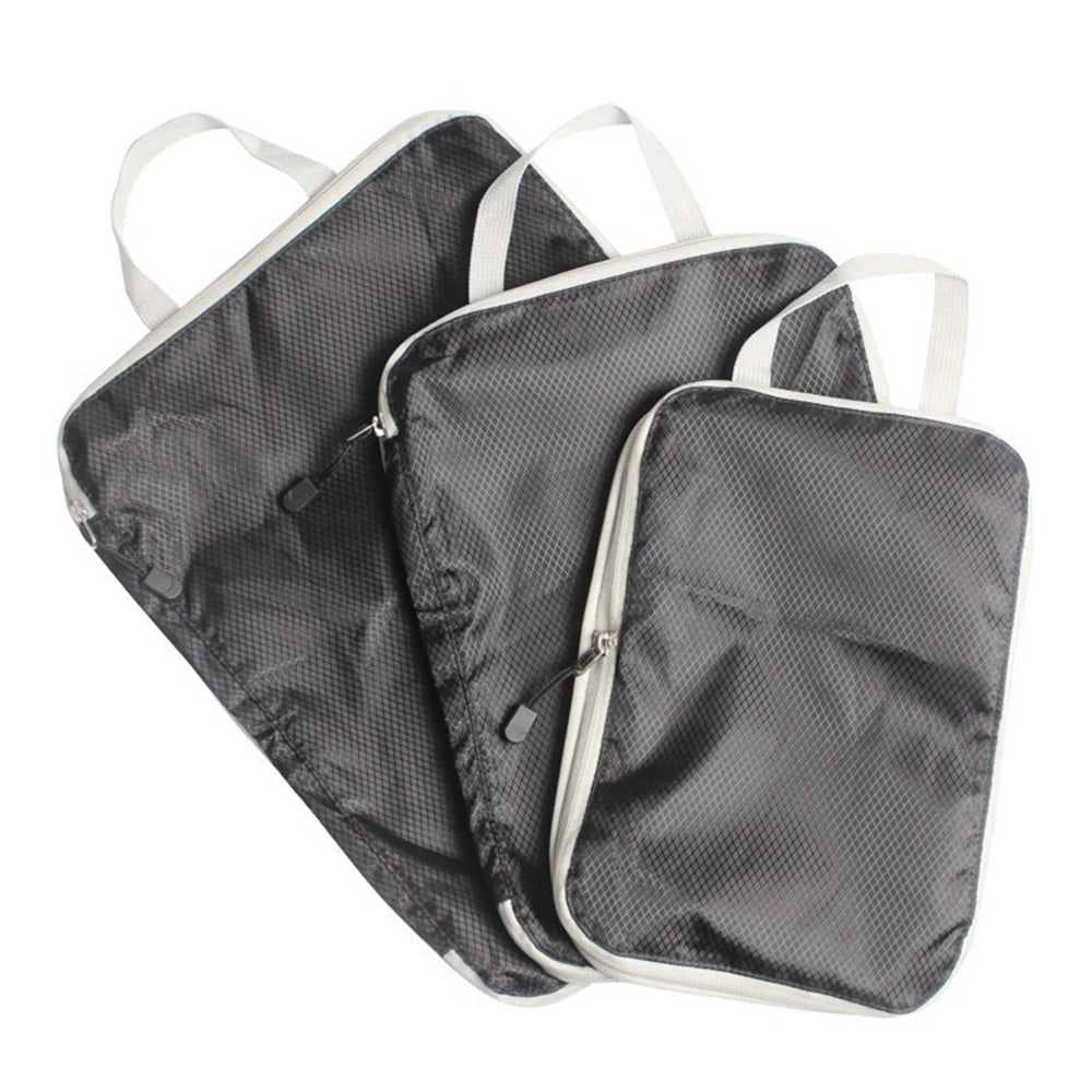3er-Set Kompressionstaschen Packtaschen für Zuhause und Reisen