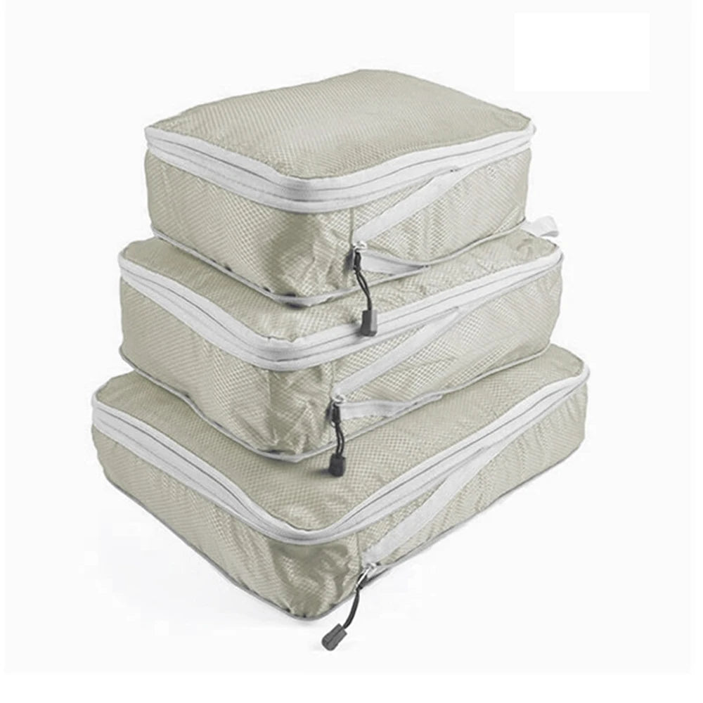 3er-Set Kompressionstaschen Packtaschen für Zuhause und Reisen