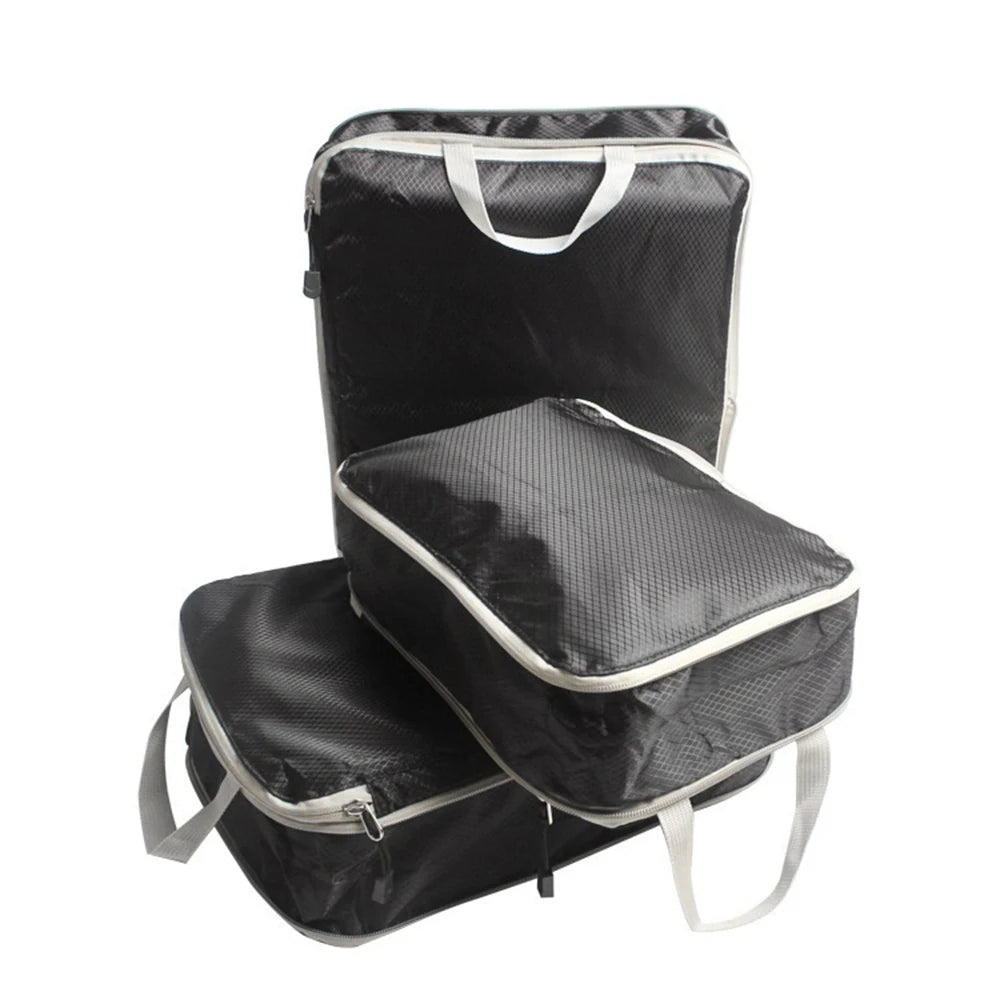 3er-Set Kompressionstaschen Packtaschen für Zuhause und Reisen