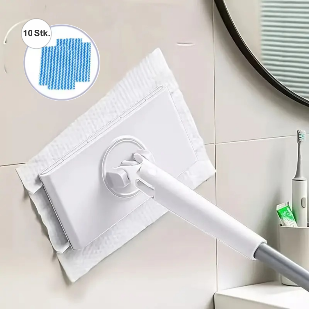 Wischmopp mit praktischer Mopphalterung Freihand