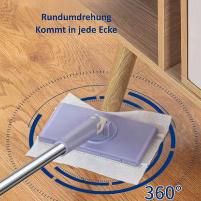Wischmopp mit praktischer Mopphalterung Freihand