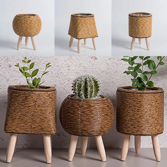 Rattan Pflanzenkörbchen