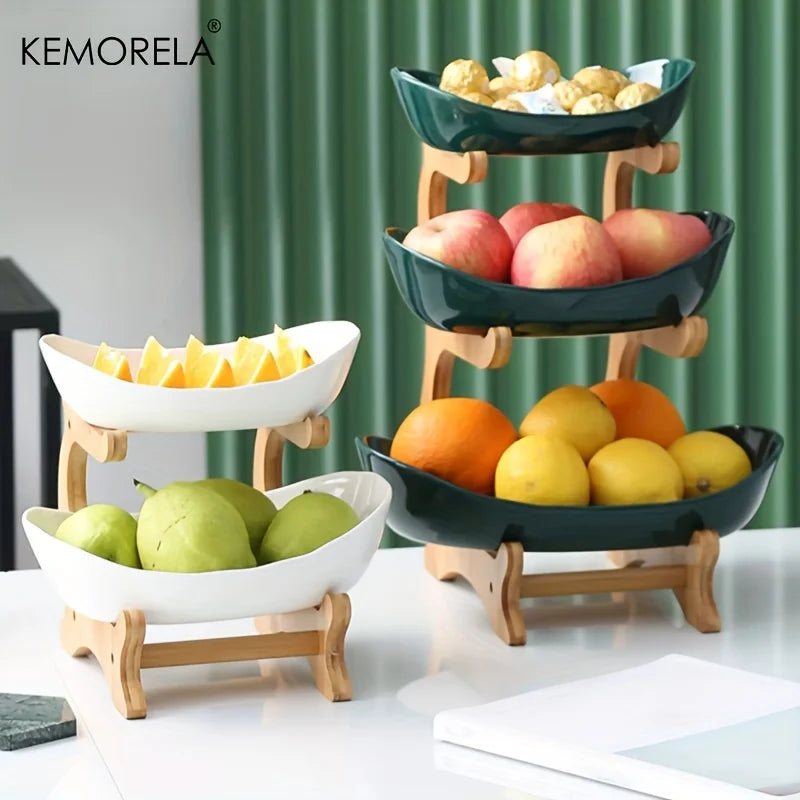 SnackEtage Obstschalen mehrstöckig KEMORELA – Zuhausel